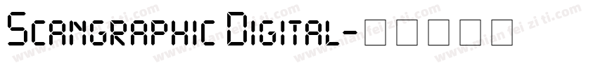 Scangraphic Digital字体转换